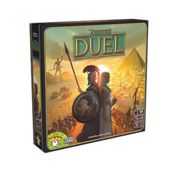 7 Wonders Duel Board Game box cover.