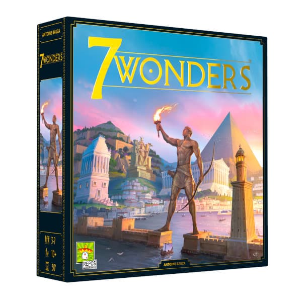 7 Wonders New Edition Board Game front cover.