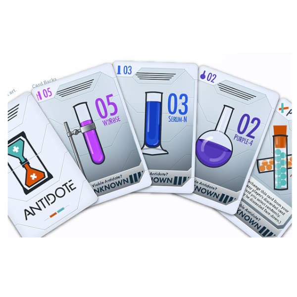Antidote Card Game Cards.