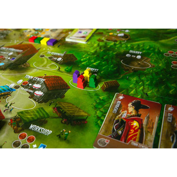 Architects of the West Kingdom Board Game board.