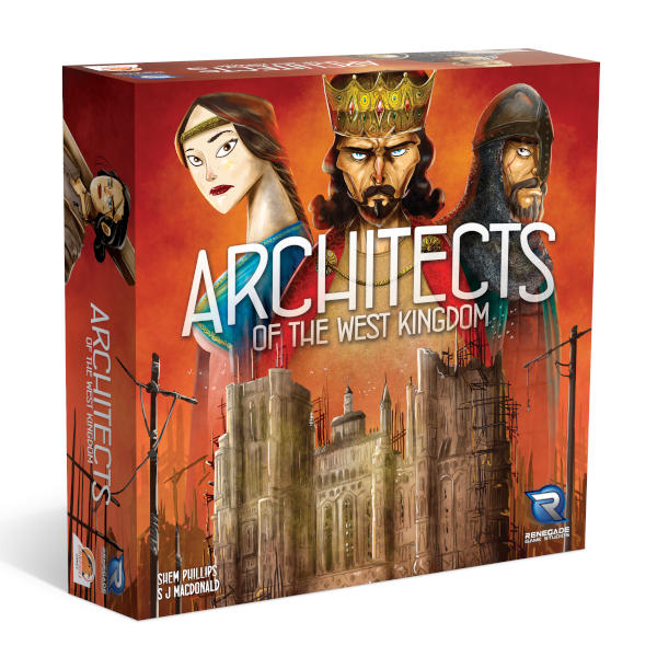 Architects of the West Kingdom Board Game front of box.