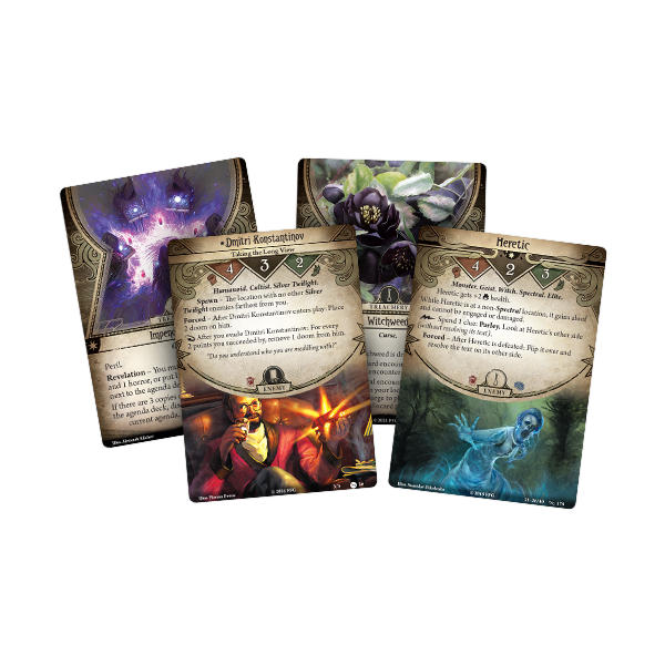 Arkham Horror Return to the Circle Undone Expansion Cards.