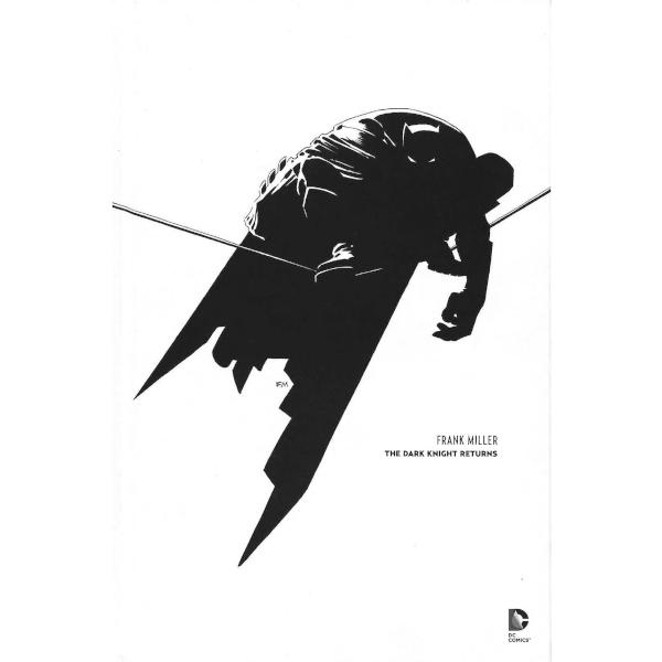 Batman NOIR Dark Knight Returns Deluxe Edition HC Cover.
