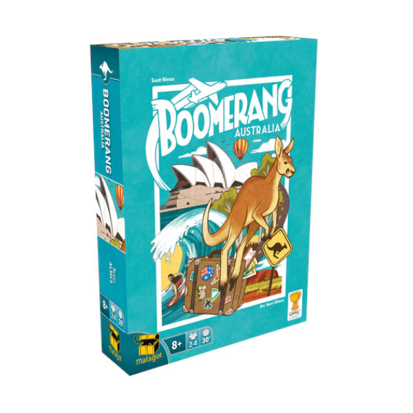 Boomerang Australia Board Game box cover.