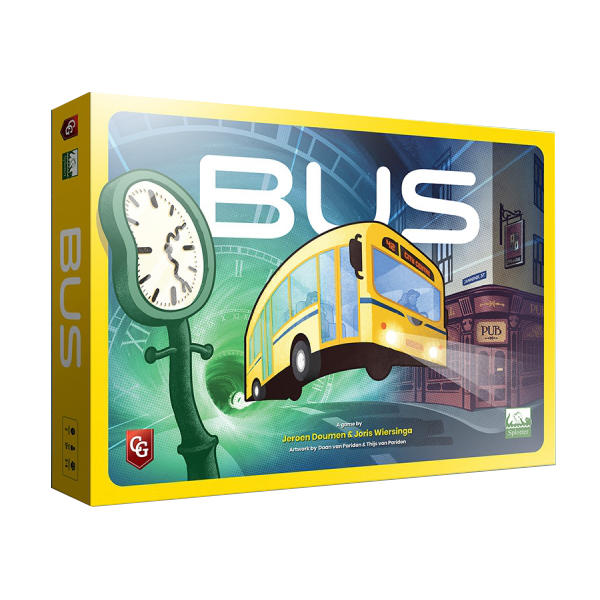 Bus Board Game box cover.
