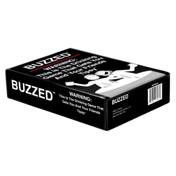 Buzzed Drinking Game box side.