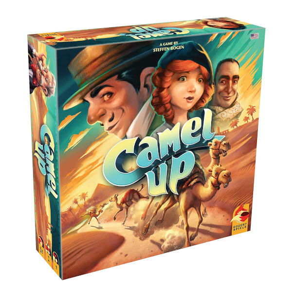 Camel Up Board Game 2nd Edition box cover.