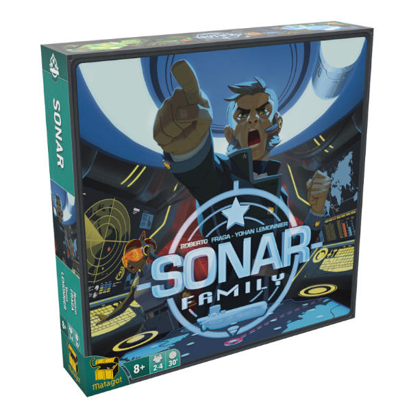 Captain Sonar Family Board Game box cover.