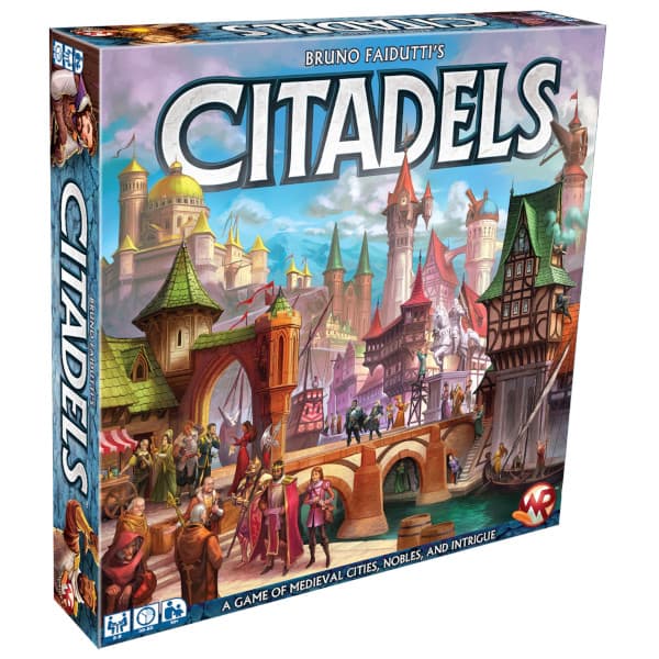 Citadels Deluxe Board Game box cover.