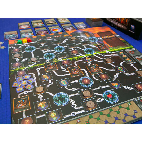 Clank Board Game board.