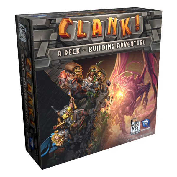 Clank Board Game box cover..