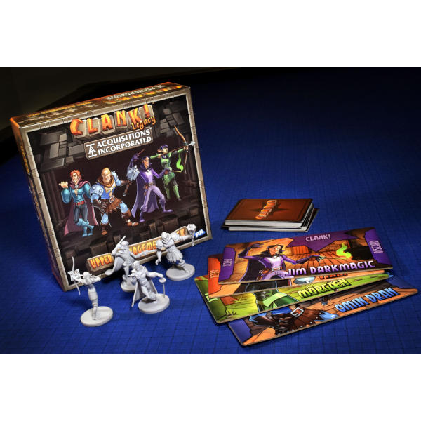 Clank Legacy Acquisitions Incorporated Upper Management Pack box and components.