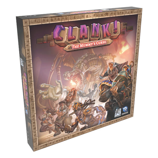 Clank the Mummys Curse Expansion box cover.