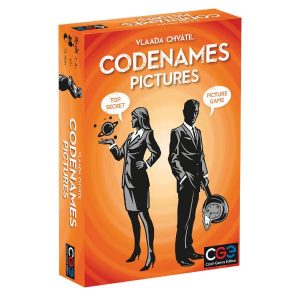 Codenames Pictures Board Game Front Cover.