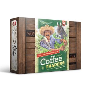 Coffee Traders Board Game box cover.
