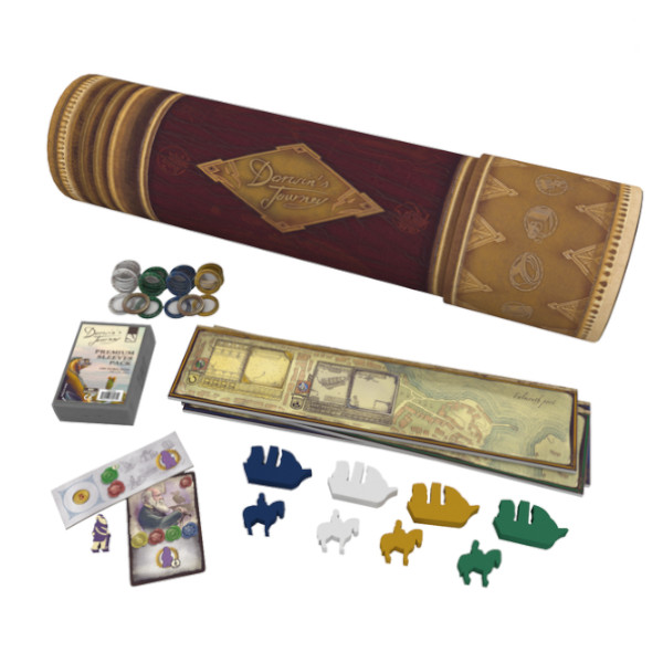 Darwin's Journey Board Game Kickstarter All-in Add-ons components.