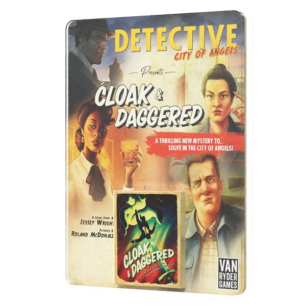 Detective City of Angels Cloak and Daggered Expansion box cover.