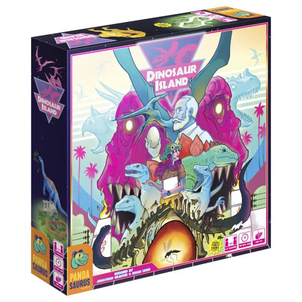 Dinosaur Island Board Game box cover.