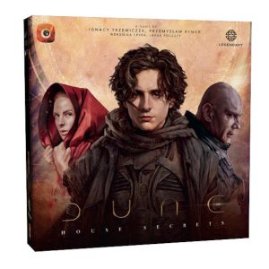 Dune House Secrets Board Game box cover.