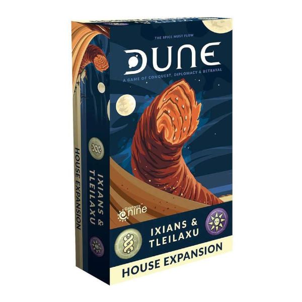 Dune Ixians & Tleilaxu House Expansion front of box.