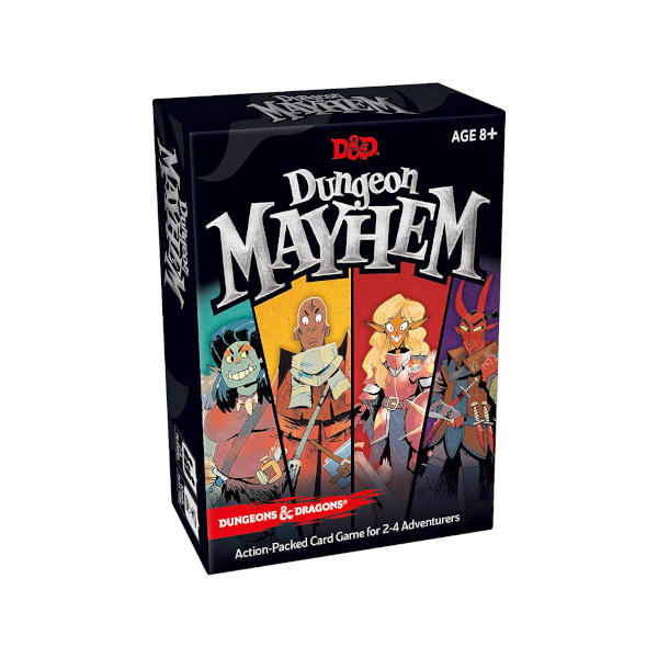 Dungeon Mayhem Card Game box cover.
