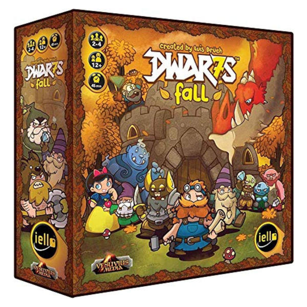 Dwar7s Fall Board Game front of box.