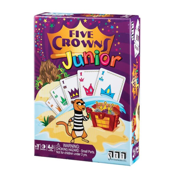 Five Crowns Junior card gam box cover.