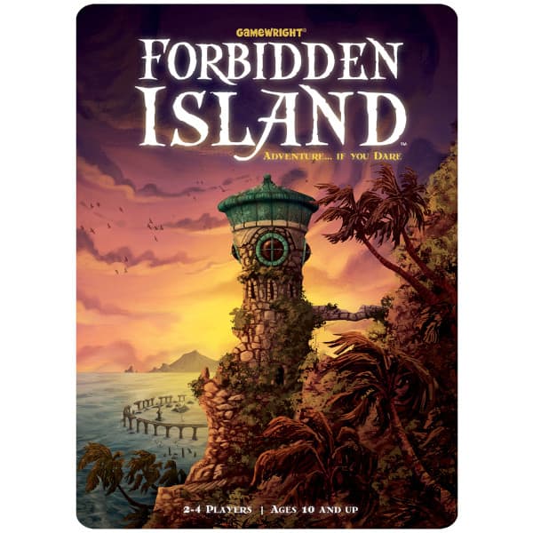 Forbidden Island Board Game front of box.