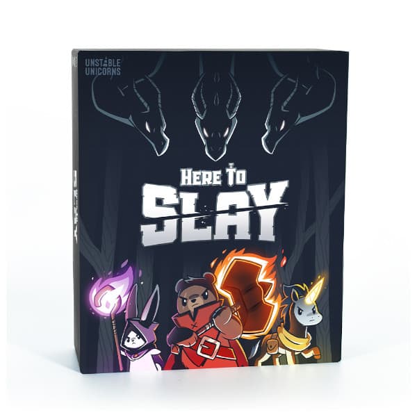 Here to Slay Board game box cover.