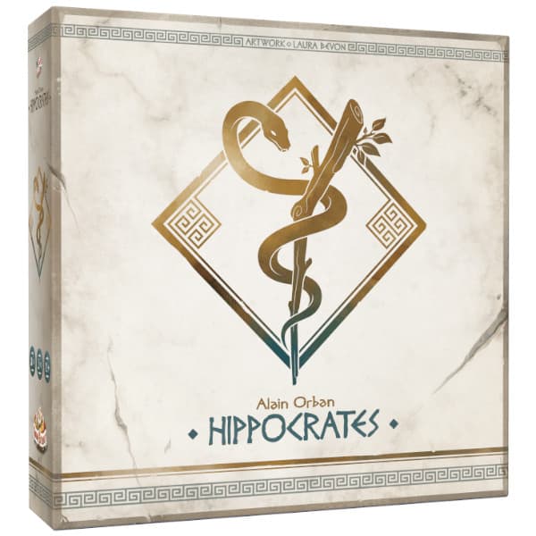 Hippocrates Board Game Deluxe Kickstarter Edition box cover.