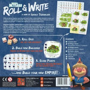 Imperial Settlers Roll and Write Back Cover.