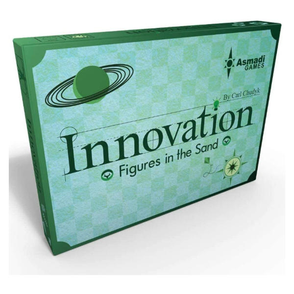 Innovation Figures in the Sand Third Edition Expansion box cover.