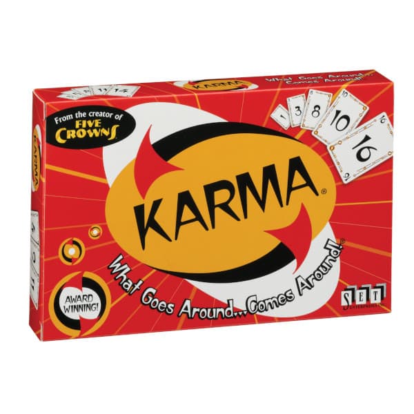 Karma Card Game box cover.
