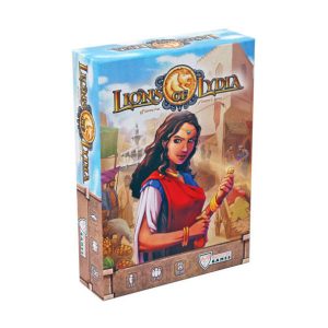 Lions of Lydia Board Game box cover.