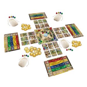 Lions of Lydia Board Game components.