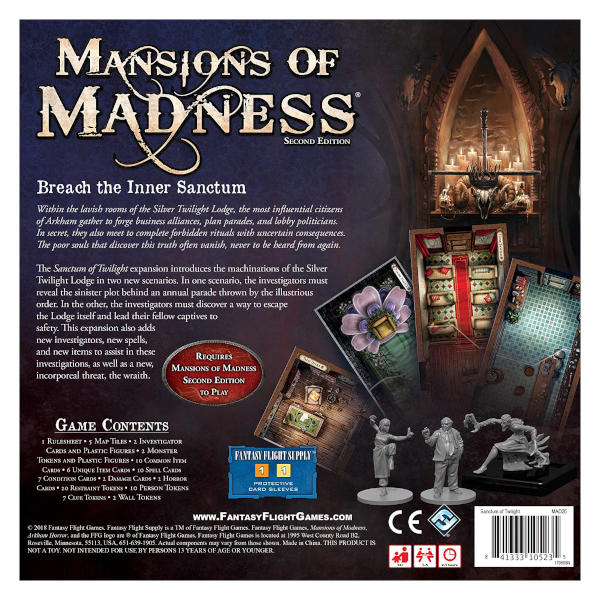Sanctum of Twilight Expansion Mansions of Madness 2nd Edition