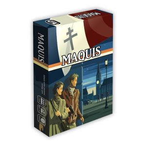 Maquis Board Game 2nd Edition kickstarter box cover..