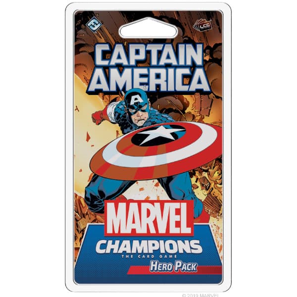 Marvel Champions Captain America Hero Pack cover.