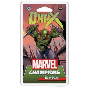 Marvel Champions Drax Hero Pack box cover.