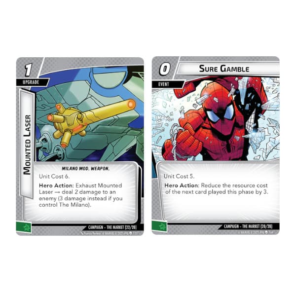Marvel Champions Galaxy's Most Wanted Expansion Pack Cards.