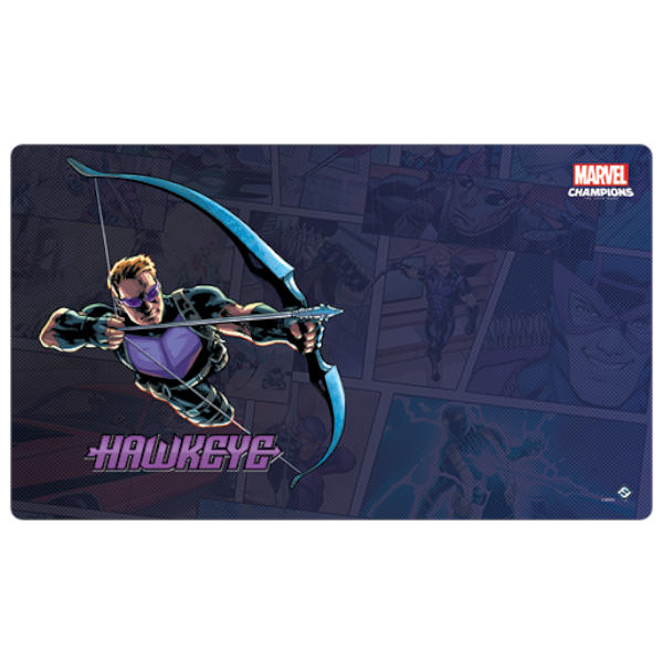 Marvel Champions Hawkeye Game Mat.