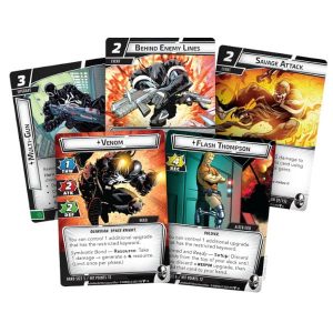Marvel Champions Venom Hero pack cards.