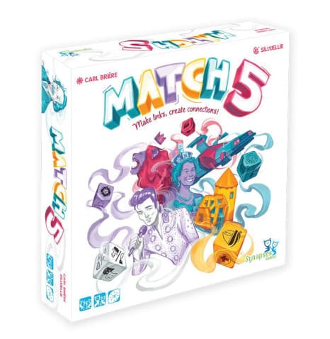 Match 5 Board Game box cover.