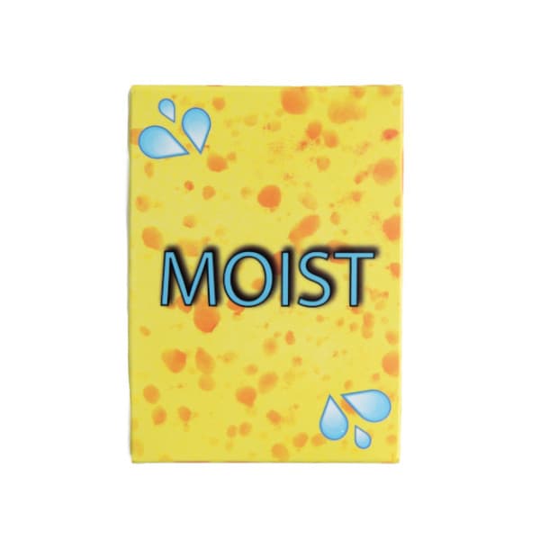 Moist Card Game front box.