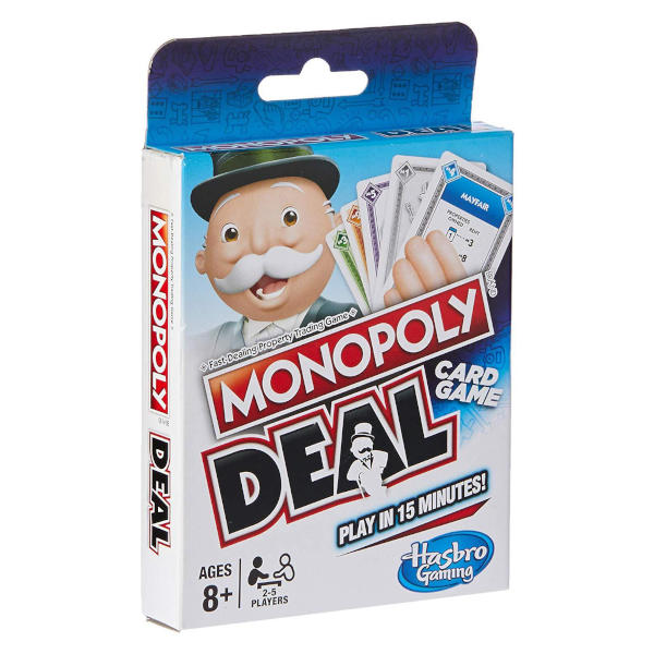 Monopoly Deal Card Game front cover.