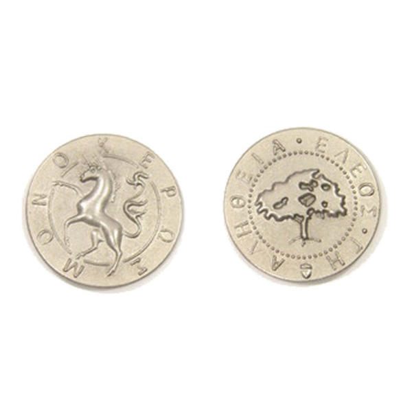 Mythological Creatures Themed Gaming Coins Large 30mm (Broken Token) front and back.