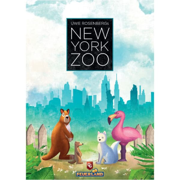 New York Zoo Board Game Box Cover.