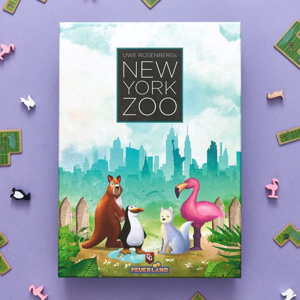 New York Zoo Board Game box cover.