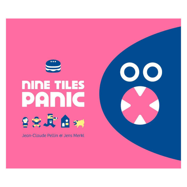 Nine Tiles Panic Board Game box cover.