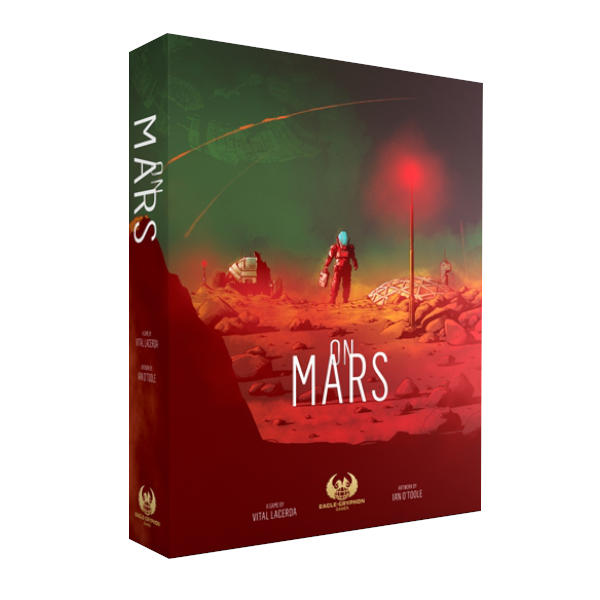 On Mars Board Game box cover.
